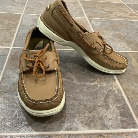 ROCKPORT Mens Leather Deck Shoe 8.5 - Picture 3 of 9